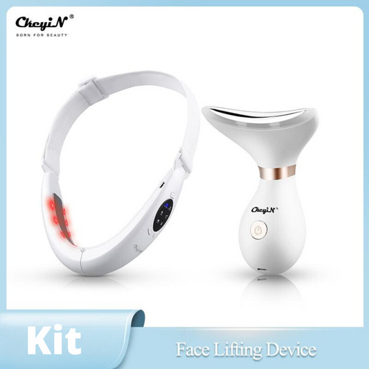 Skin Care Kit - V-Shape Beauty Face and Neck Beauty Device 