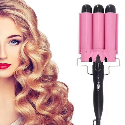 Professional Three-Tube Multi-Curl Curler - Perfect Curls