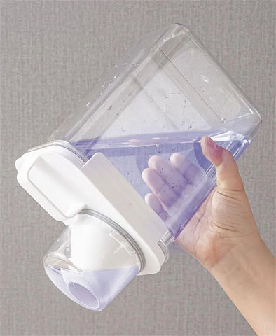 Transparent Storage Box with Dispenser - Practicality and Elegance with Quality