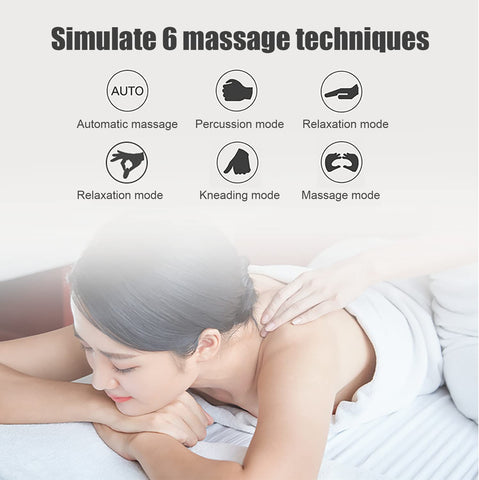 Massajador Elétrico TENS  para Pescoço Cervical - 6 Modos de Massagem Relaxante para Alívio da Dor