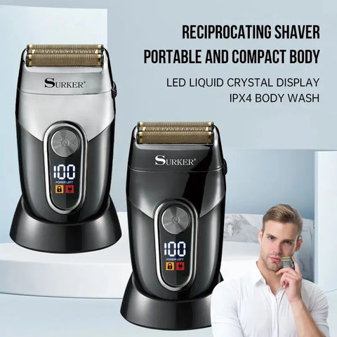 Surker Electric Shaver for Men - Wet/Dry Shaving