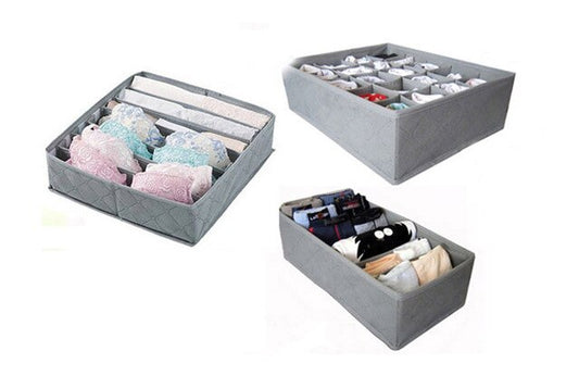 Bra and Underwear Organizer - Various Storage Boxes for Closet 