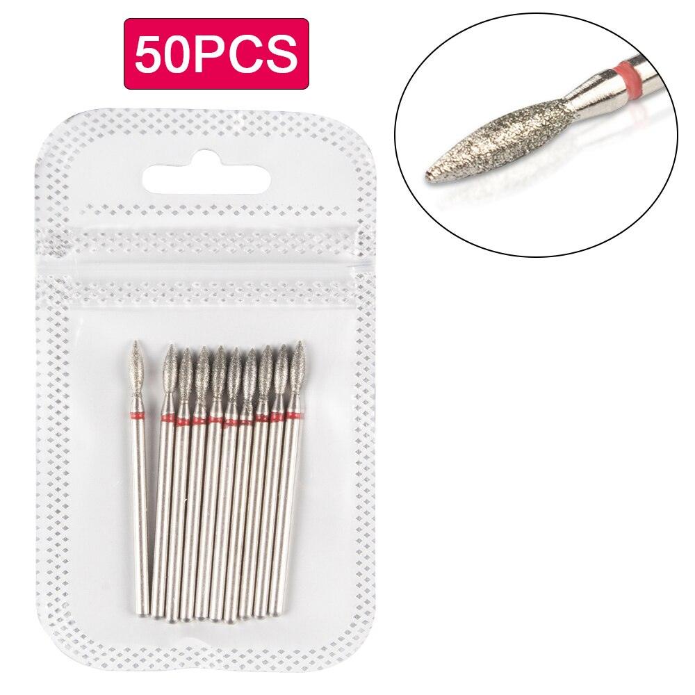 50pcs Brocas de Diamante Para Manicura e Pédicure - Esplendor