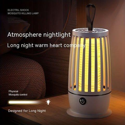 Portable Rechargeable Electric Mosquito Killer Lamp - Insect Trap with 365nm UV