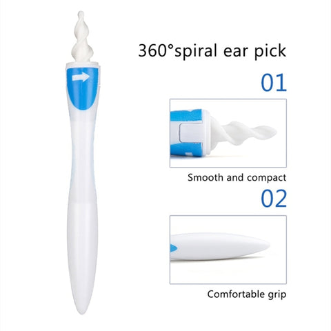 Earwax Remover with Soft Silicone Tips - Ear Care and Hygiene