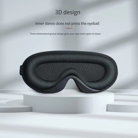 3D MAX Black Eye Mask - Comfort and Darkness for a Restful Sleep