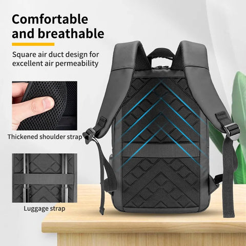 Mochila de Laptop USB de 16.5 Polegadas - Alta Qualidade á Prova d'água