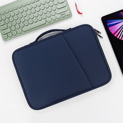 Protective Tablet Handbag with Charging and Side Storage Compartment