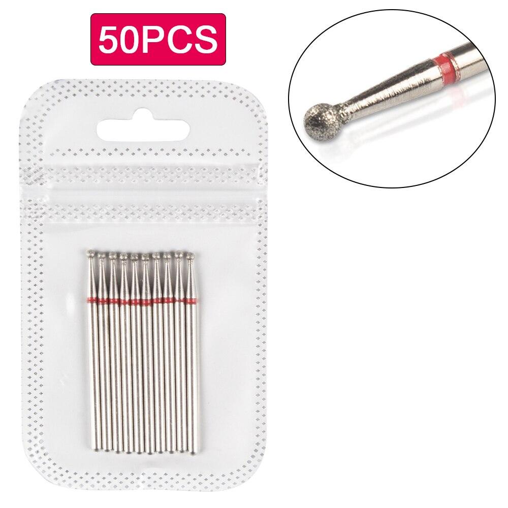 50pcs Brocas de Diamante Para Manicura e Pédicure - Esplendor