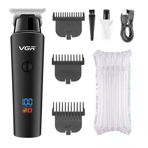 VGR V-937 Aparador de Cabelo Profissional 0mmDigital Display - Esplendor