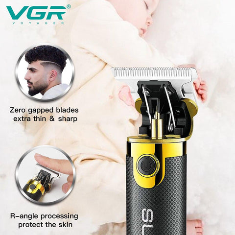 VGR T9 Máquina aparadora de cabelo profissional - Esplendor