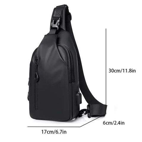 Large Capacity Vertical Bag with USB - Quality with Elegance