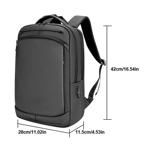 Mochila de Laptop USB de 16.5 Polegadas - Alta Qualidade á Prova d'água