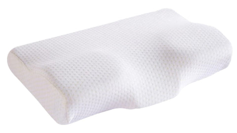 Almofada Ortopédica com Espuma de Memória - Formato Borboleta, Proteção para Pescoço e Cervical