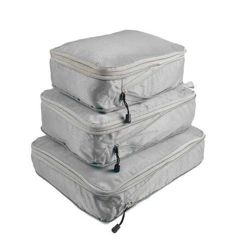 Set of 3 Compressible Travel Storage Bags - Efficient Quality