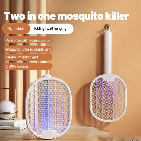 Rechargeable Mosquito Swatter - Eliminate Mosquitoes and Insects Easily and Efficiently 