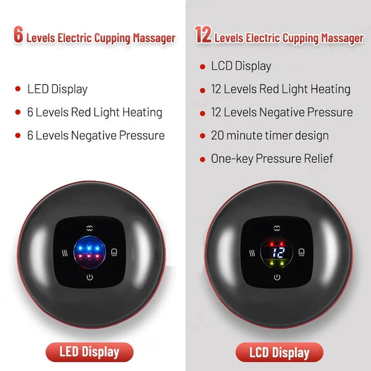 Electric Smart Suction Cup - Massage, Warming and Fatigue Relief