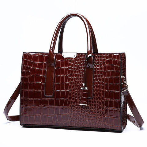 Crocodile Print Suitcase - The Pinnacle of Elegance and Functionality