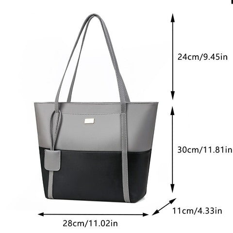 PU Leather Shoulder Bag - Elegance and Style with Exceptional Capacity