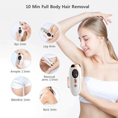 Hailicare IPL Laser Hair Removal - Pulse of Strong Light with Effective Results