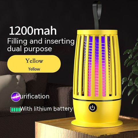 Portable Rechargeable Electric Mosquito Killer Lamp - Insect Trap with 365nm UV