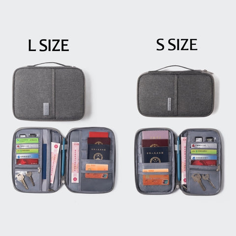 Waterproof Travel Wallet - Creative Organizer for Documents and Card Holders