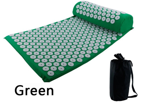 Yoga Massage Mat - Almofada de Acupressão para Alívio do Stress e Dor nas Costas