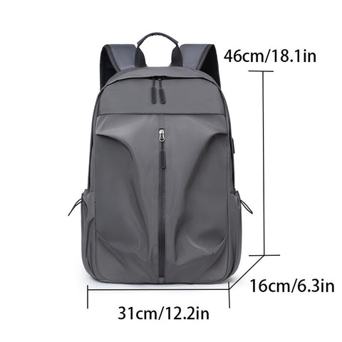 Large Capacity Backpack with USB Output: Explore Classic Versatility