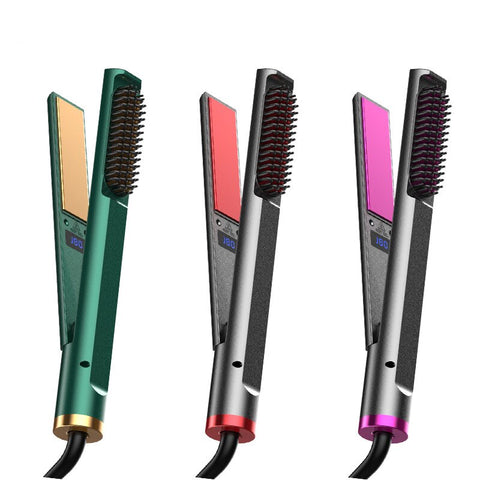 Straightener, Curler and Comb - Three Functions in a Single Product