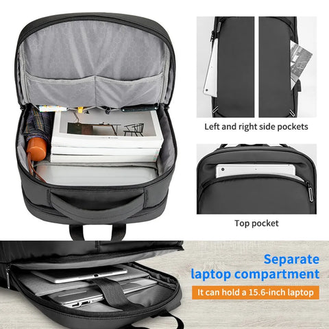 16.5 Inch USB Laptop Backpack - High Quality Waterproof