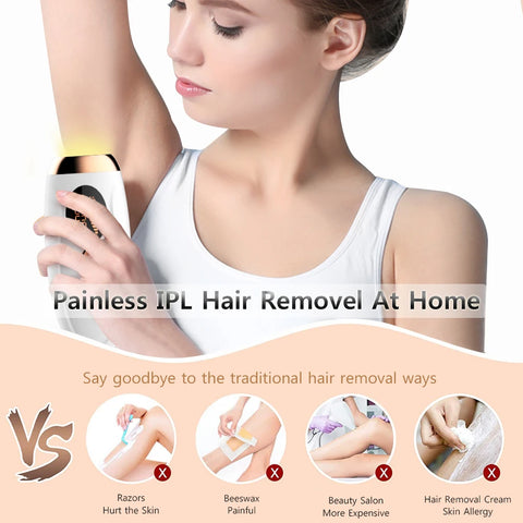 Hailicare IPL Laser Hair Removal - Pulse of Strong Light with Effective Results