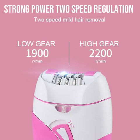 Surker Rechargeable Electric Epilator - Facial and Body Hair Removal