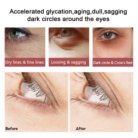 VIBRANT GLAMOUR Sérum Peptídico e ácido hialurônico para a área dos olhos.