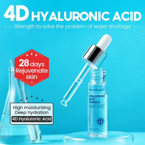 Serum Facial de Peptídeos e Ácido Hialurônico 4D - Revitalização e hidratação Profunda