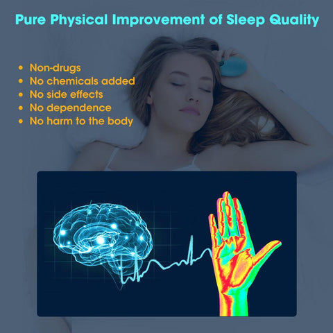 Dispositivo de estimulação de impulsos inteligente para dormir Alívio da ansiedade Nervos e Insónia - Esplendor
