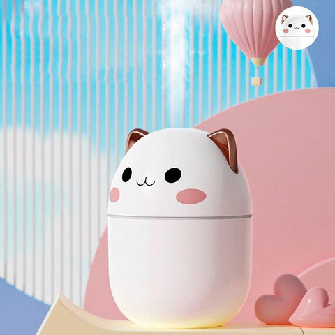 Novo Humidificador silencioso de lindo gato cartoon usb - Esplendor