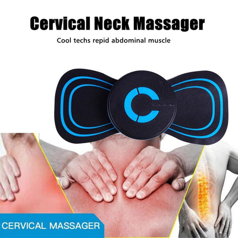 TENS Electric Cervical Neck Massager - 6 Relaxing Massage Modes for Pain Relief