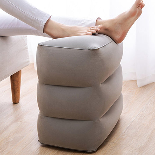 Adjustable Three-Layer Inflatable Cushion - Travel Foot Rest