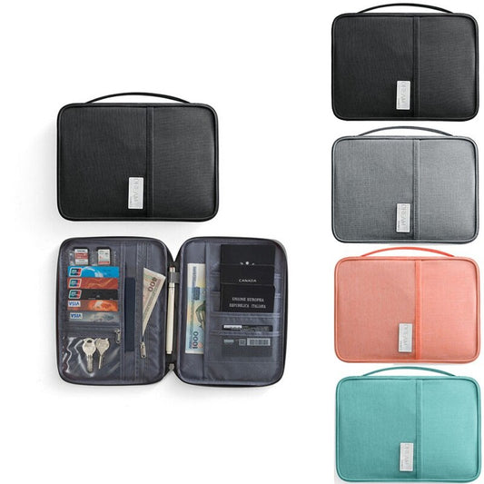 Waterproof Travel Wallet - Creative Organizer for Documents and Card Holders