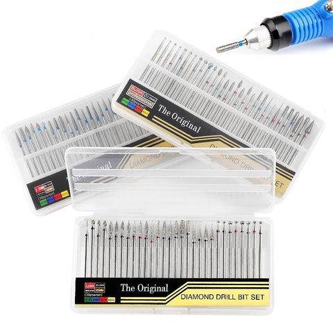 30 Piece Tungsten Nail Drill Set - Removing Gel Polish and More